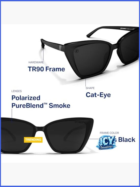 Polarized Cat Eye Sunglasses UV Protection Scratch-Resistant TR90 Frame main image 4